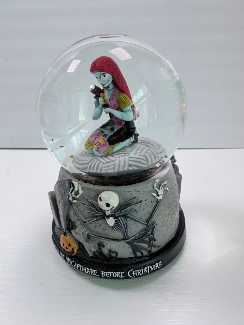 The Nightmare Before Christmas Sally Snow Globe Musical Plays This is Halloween